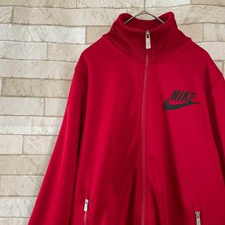 ナイキ(NIKE)のNIKE ナイキ トラックジャケット ジャージ 赤 黒 S(ジャージ)