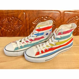 コンバース(CONVERSE)の★レア!コンバース オールスター ボーダー ハイカット 26.5 デッド 244(スニーカー)