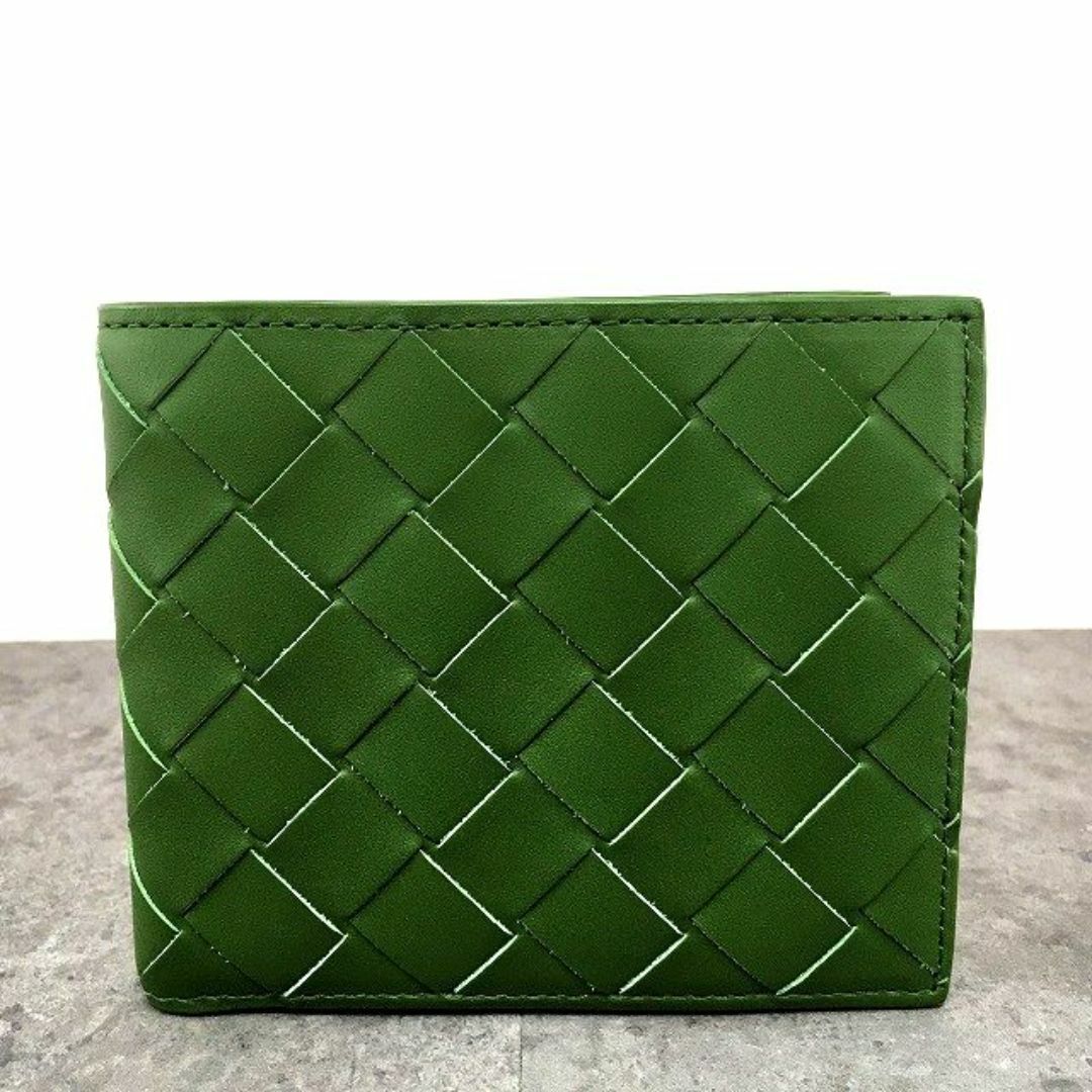 Bottega Veneta(ボッテガヴェネタ)の未使用品 BOTTEGAVENETA 札入れ グリーン 63 メンズのファッション小物(折り財布)の商品写真