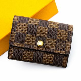 ルイヴィトン(LOUIS VUITTON)の★美品★ ヴィトン コインケース ダミエ ポルトモネプラ 小銭入れ(コインケース)