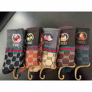 Gucci - GUCCIレディースソックス5足セット　