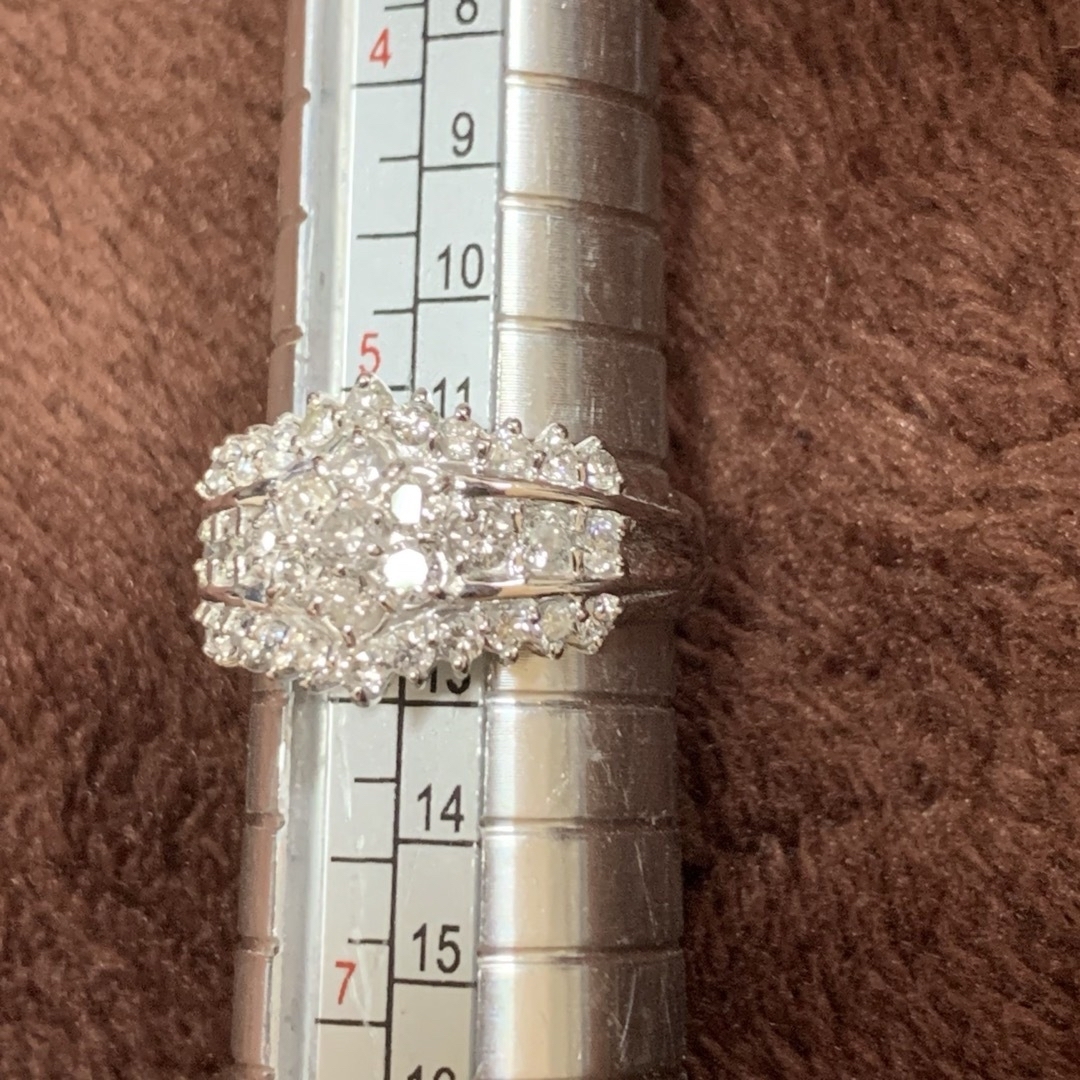 ◆◆【ダイヤモンド】Pt900 プラチナ900 メレ ダイヤ 1.00ct  レディースのアクセサリー(リング(指輪))の商品写真