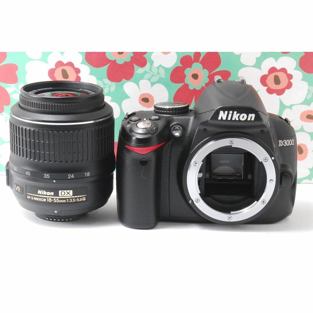 Nikon(ニコン)の❤️初心者でも使いこなせる一眼レフ❤Nikon Ｄ3000❤️スマホに送れる❤ スマホ/家電/カメラのカメラ(デジタル一眼)の商品写真