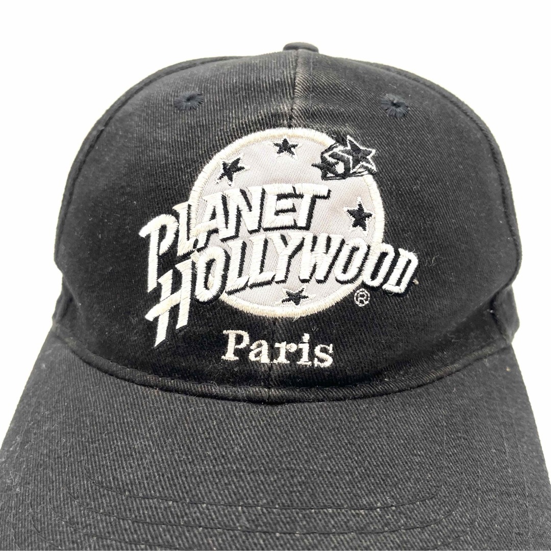 VINTAGE(ヴィンテージ)の【90s】PLANET HOLLYWOOD Paris ロゴキャップ 6パネル メンズの帽子(キャップ)の商品写真