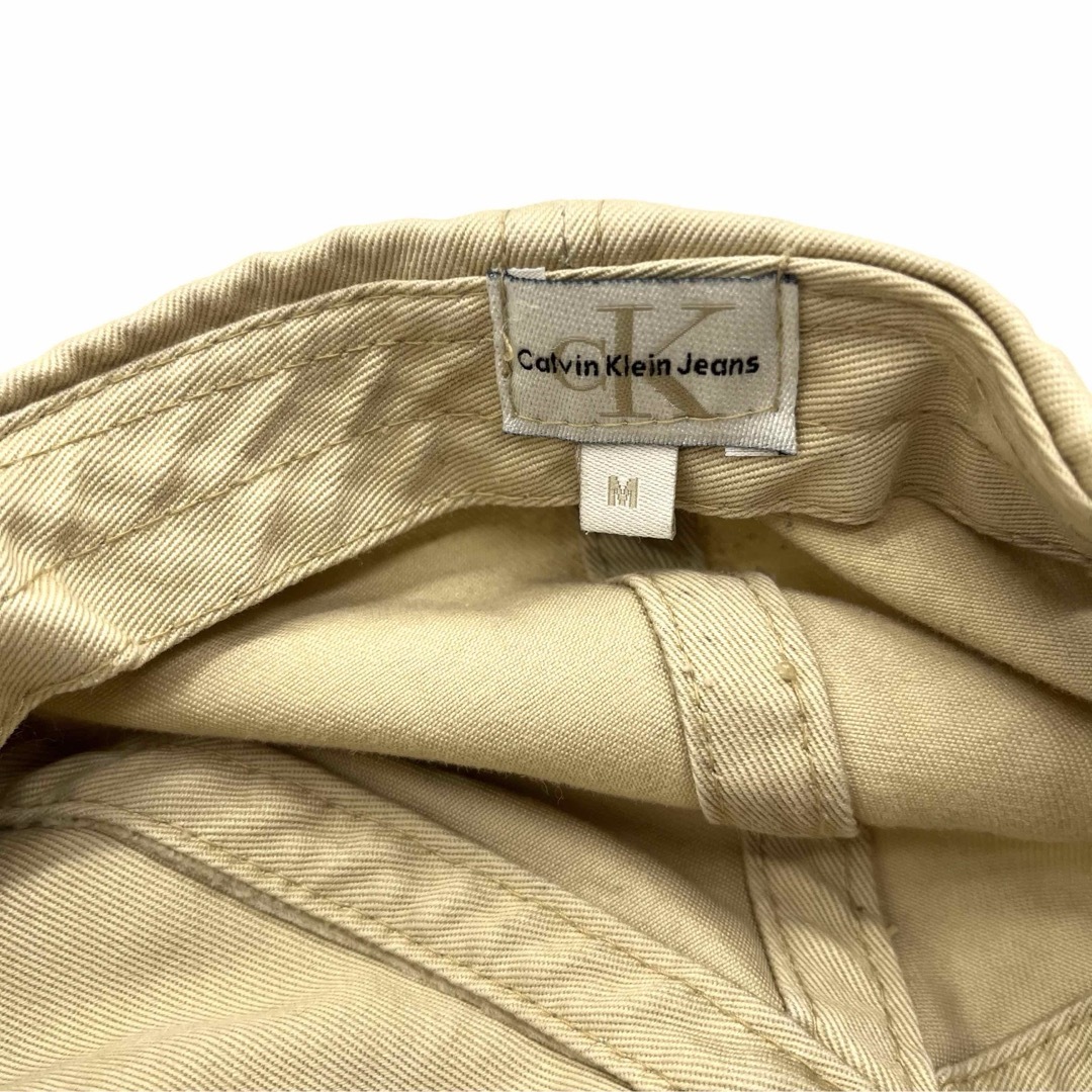 Calvin Klein(カルバンクライン)の【90s】Calvin Klein Jeans 刺繍ロゴキャップ 6パネル メンズの帽子(キャップ)の商品写真
