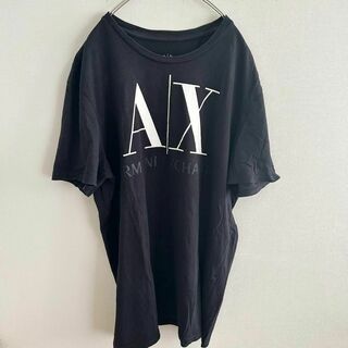 ARMANI EXCHANGE - アルマーニエクスチェンジ プリントTシャツ プルオーバー ラージロゴ