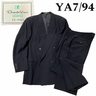 極美品【Donato Vinci】セットアップスーツ ブラックフォーマル XL(セットアップ)