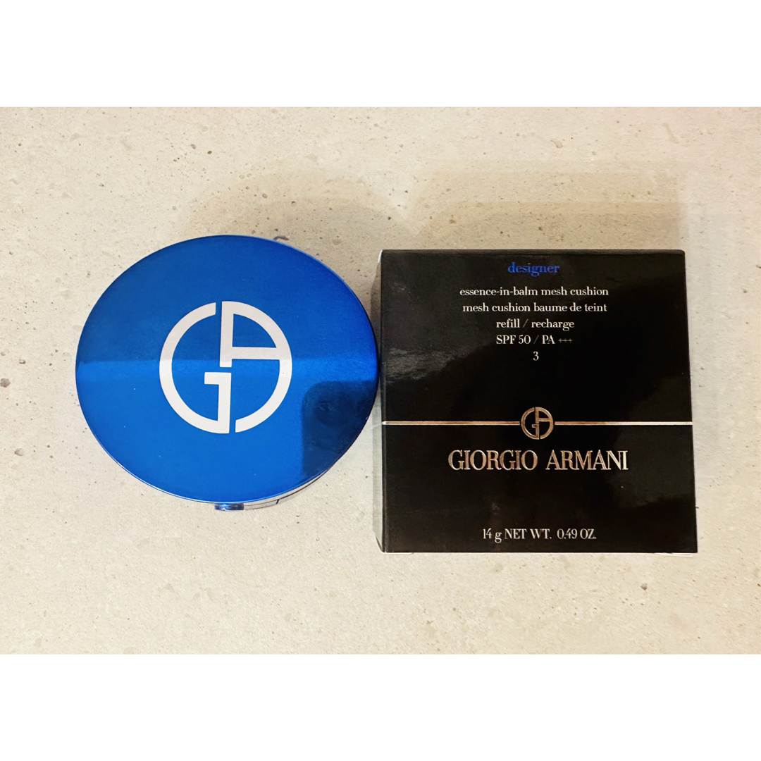 Giorgio Armani(ジョルジオアルマーニ)のGIORGIO ARMANI デザイナーメッシュクッション コスメ/美容のベースメイク/化粧品(ファンデーション)の商品写真