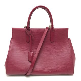 ルイヴィトン(LOUIS VUITTON)のルイヴィトン LOUIS VUITTON マルリー MM M94612 2WAY カバン ハンドバッグ エピレザー フューシャ シルバー金具(ハンドバッグ)