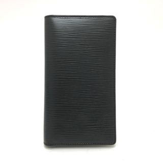 ルイヴィトン(LOUIS VUITTON)のルイヴィトン LOUIS VUITTON アジェンダポッシュ R20522 手帳カバー エピレザー ブラック 美品(手帳)