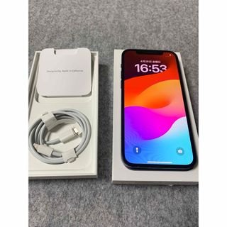 アイフォーン(iPhone)の美品 国内版 simフリー iPhone12 128GB ブラック色(スマートフォン本体)