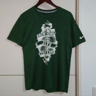 ナイキ(NIKE)のNIKE ナイキ Tシャツ NFL ニューヨーク・ジェッツ 古着 アメフト(Tシャツ/カットソー(半袖/袖なし))