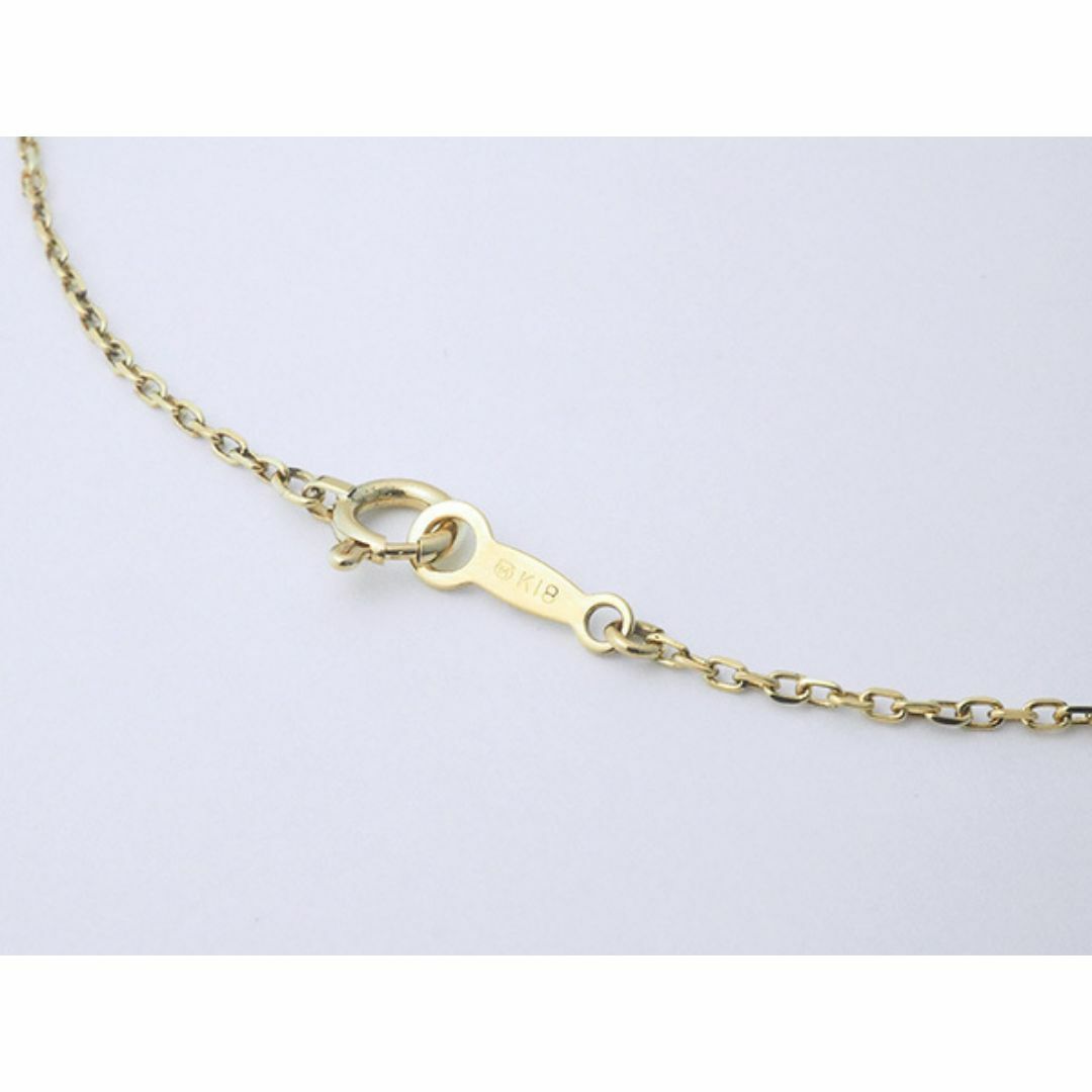 MIKIMOTO(ミキモト)の◆ミウラ◆ミキモト MIKIMOTO パール ハートモチーフ ネックレス K18YG 仕上済【中古】 レディースのアクセサリー(ネックレス)の商品写真