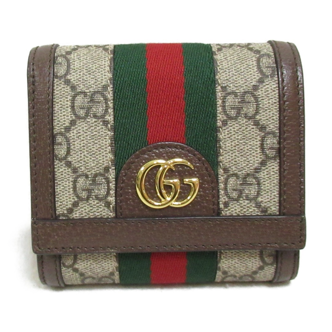 Gucci(グッチ)のグッチ ＧＧスプリーム 二つ折財布 二つ折り財布 レディースのファッション小物(財布)の商品写真