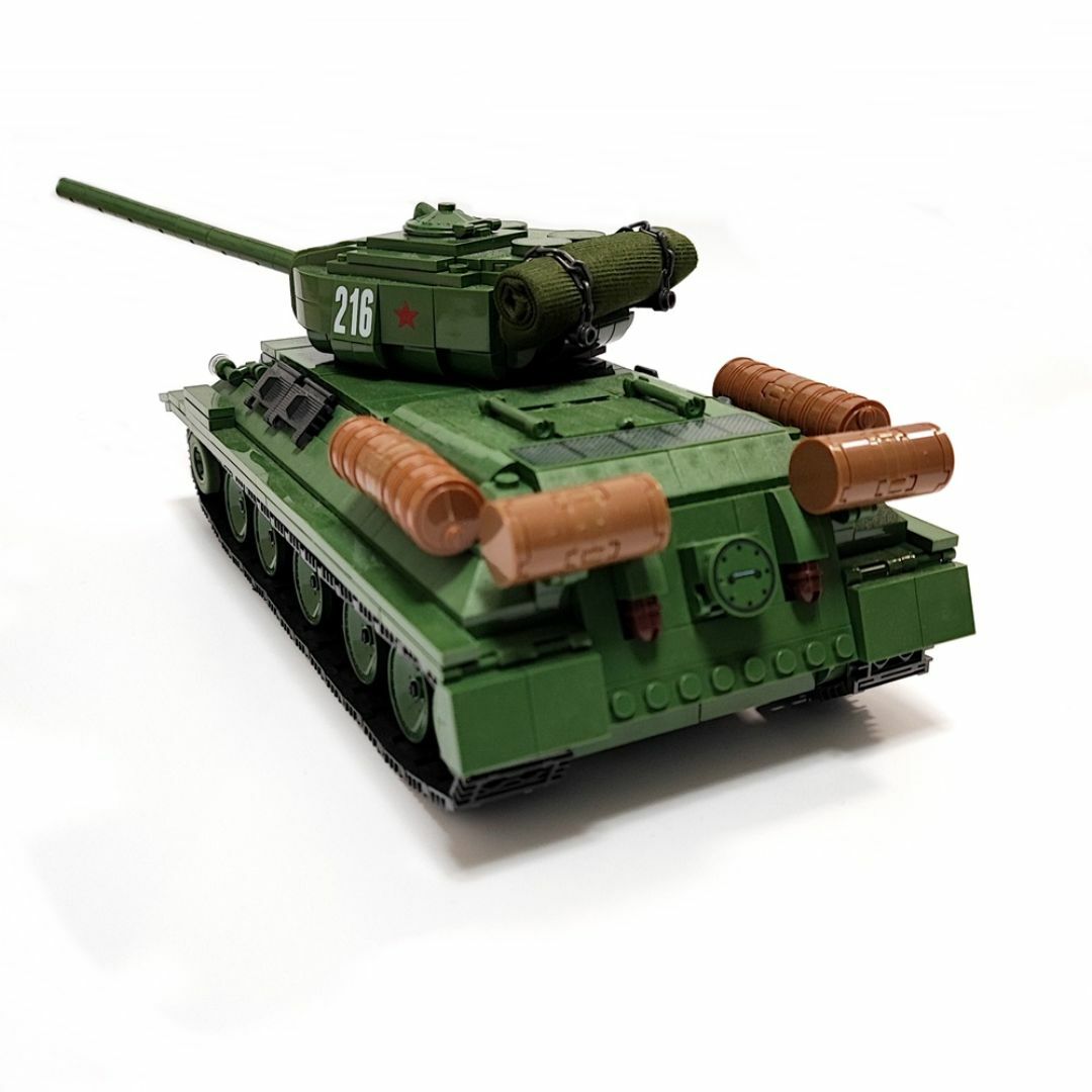 ソビエト T-34 ブロック戦車 ミリタリー 戦車 国内発送 キッズ/ベビー/マタニティのおもちゃ(積み木/ブロック)の商品写真