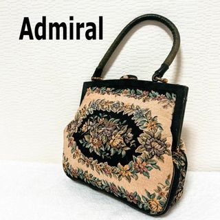 アドミラル(Admiral)の美品✨Adomiral/アドミラルハンドバッグトートバッグブラック黒総柄(トートバッグ)