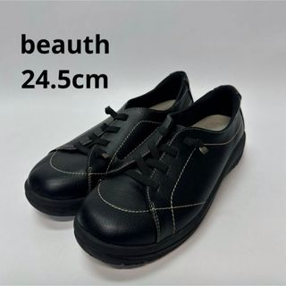 ビュース(Beauth)のbeauth レディース　シューズ　スニーカー　ローファー　24.5cm 幅広(スニーカー)