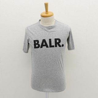 BALR. / ボーラー ◆Tシャツ/クルーネック/ロゴ/グレー/サイズXS 【メンズ/MEN/男性/ボーイズ/紳士】 メンズファッション【中古】 [0220469675](Tシャツ/カットソー(半袖/袖なし))