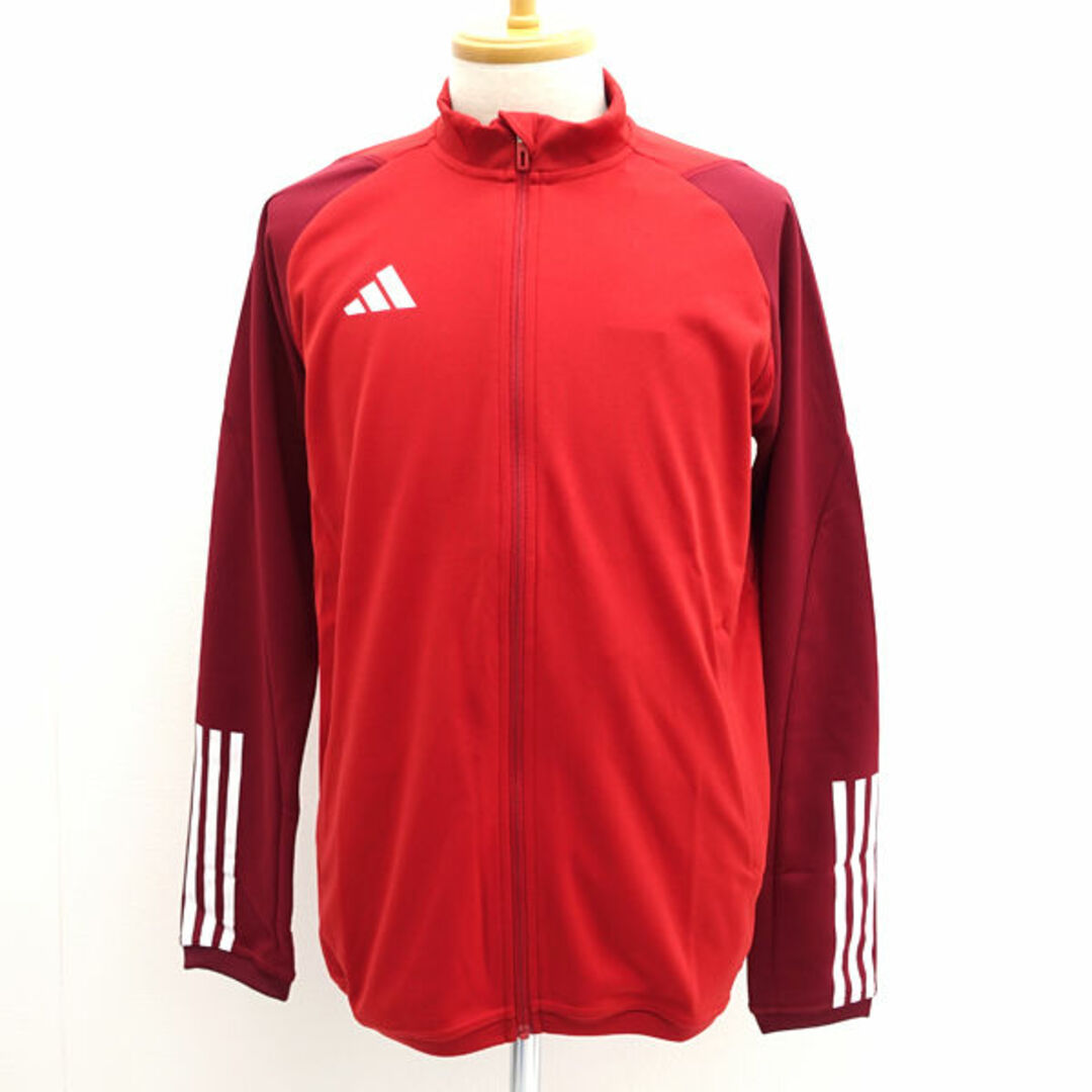 adidas(アディダス)のadidas / アディダス ◆トラックジャケット/ジャージ/レッド/サイズ2XL/タグ付き HE5650 【メンズ/MEN/男性/ボーイズ/紳士】 メンズファッション【中古】 [0220484255] メンズのトップス(その他)の商品写真