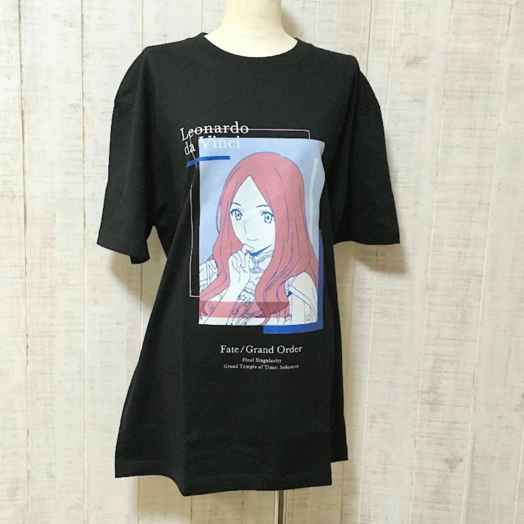 r582  XXXL【新品】 レオナルド・ダ・ヴィンチ 　レディース 黒 レディースのトップス(Tシャツ(半袖/袖なし))の商品写真