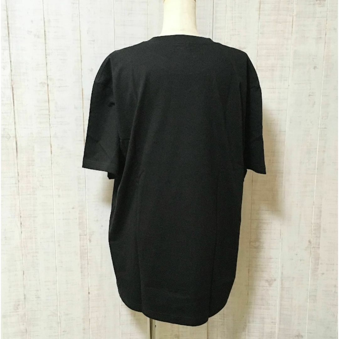 r582  XXXL【新品】 レオナルド・ダ・ヴィンチ 　レディース 黒 レディースのトップス(Tシャツ(半袖/袖なし))の商品写真