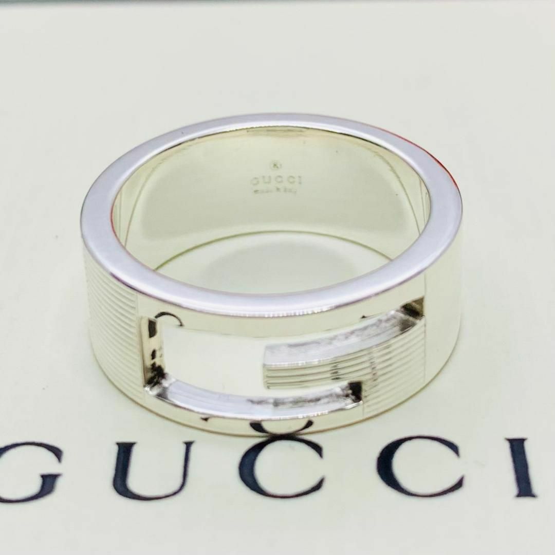 Gucci(グッチ)のC267 極美品 グッチ Gリング 刻印13 指輪 サイズ およそ 11.5 号 レディースのアクセサリー(リング(指輪))の商品写真