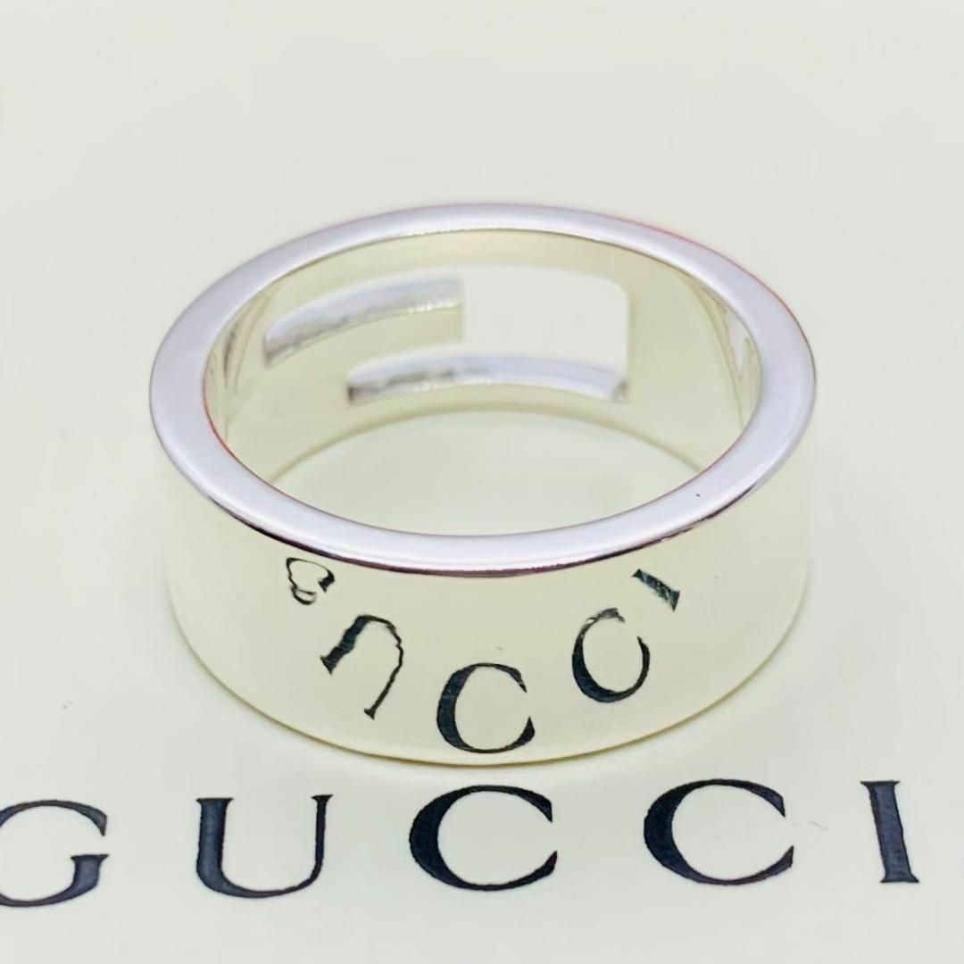 Gucci(グッチ)のC267 極美品 グッチ Gリング 刻印13 指輪 サイズ およそ 11.5 号 レディースのアクセサリー(リング(指輪))の商品写真