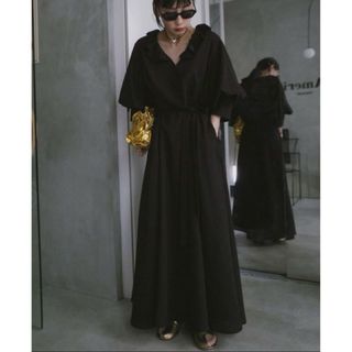 アメリヴィンテージ(Ameri VINTAGE)のFRILL CACHECOEUR DRESS(ロングワンピース/マキシワンピース)