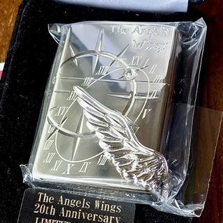 ジッポー(ZIPPO)のZippo 限定 エンジェルウィング 20周年記念 プラチナミラー ジッポー(タバコグッズ)