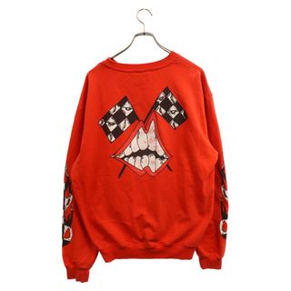 Chrome Hearts - CHROME HEARTS クロムハーツ ×MATTY BOY PPO KETCHUP SWTSHRT CREWNECK マッティーボーイ プリントケチャップスウェットシャツ クルーネックスウェットトレーナー レッド