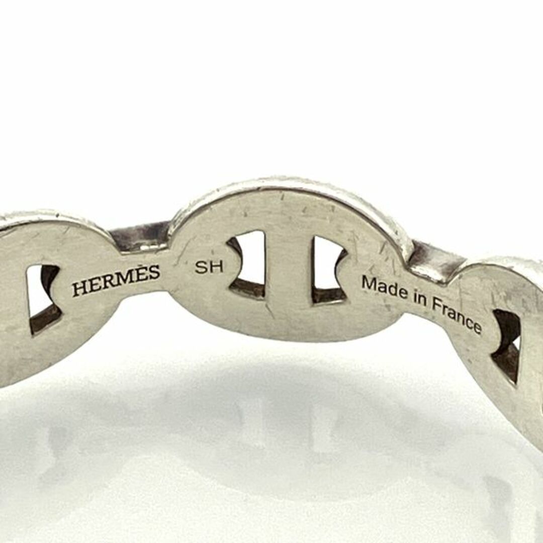 Hermes(エルメス)のエルメス HERMES アンシェネ バングル カフ SV925 ブレスレット【中古】 レディースのアクセサリー(ブレスレット/バングル)の商品写真