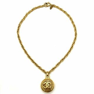 CHANEL - シャネル CHANEL ココマーク ネックレス ゴールド ヴィンテージ【中古】