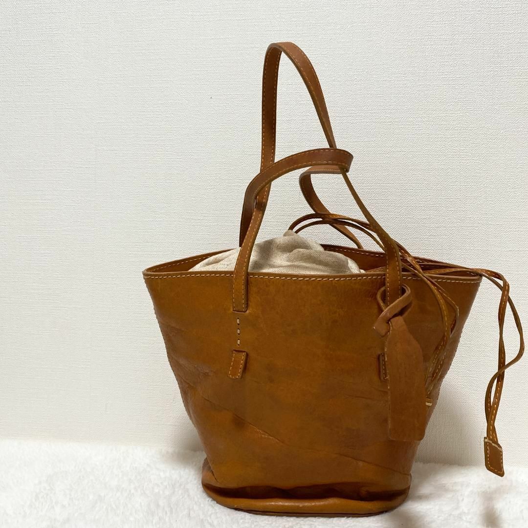 BEAU DESSIN S.A.(ボーデッサン)の美品✨BEAU DESSINボーデッサンハンドバッグトートバッグブラウン茶 レディースのバッグ(トートバッグ)の商品写真