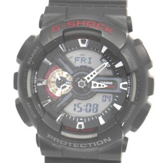 カシオ(CASIO)のカシオ 腕時計 ジーショック G-SHOCK GA-110-1AJF クォーツ ブラック系 メンズ CASIO NA4691 中古(腕時計(デジタル))