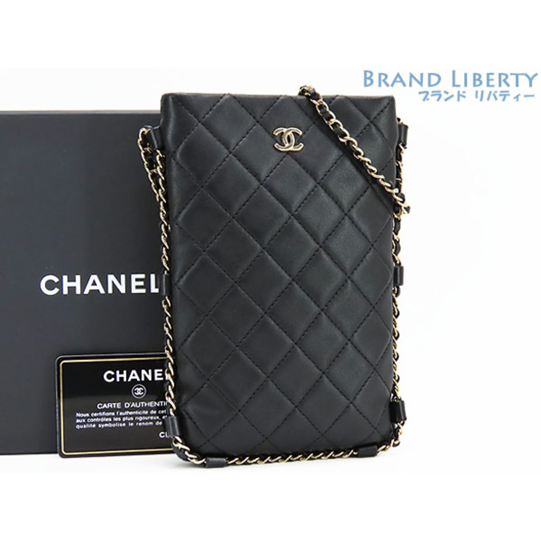 CHANEL(シャネル)の超美品シャネルマトラッセココマークチェーンショルダーポーチフォンケース レディースのバッグ(ショルダーバッグ)の商品写真