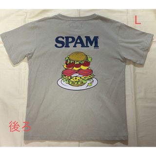 SPAM スパム　半袖　Tシャツ　L グレー(Tシャツ(半袖/袖なし))