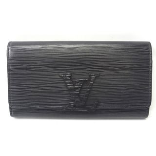 ルイヴィトン(LOUIS VUITTON)のルイ・ヴィトン 長財布 エピ ポルトフォイユ・ルイーズ M60767 ノワール Ft602841 中古(財布)