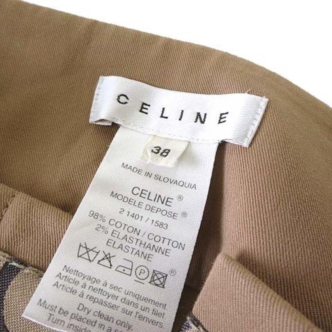 celine(セリーヌ)のセリーヌ CELINE パンツ スラックス 馬車柄 ストレッチ M 38 正規品 レディースのパンツ(その他)の商品写真