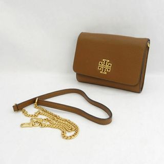 トリーバーチ(Tory Burch)のTORY BURCH / トリーバーチ ■ショルダー バッグ レザー ブラウン 財布 カード チェーン 【バッグ/バック/BAG/鞄/カバン】【財布/サイフ/ウォレット/wallet/コイン】 ブランド【中古】 [0990013162](ショルダーバッグ)