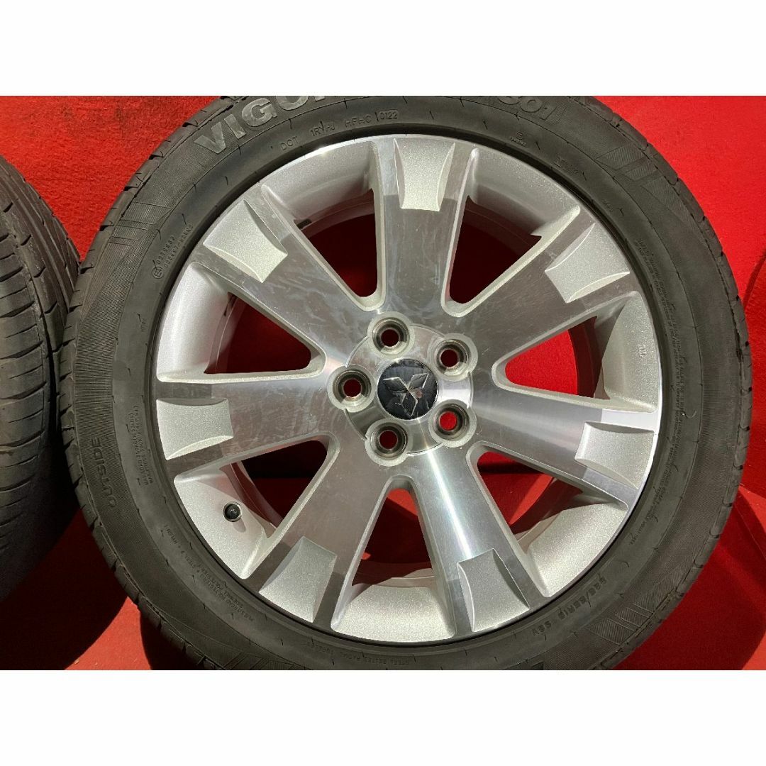 中古サマータイヤホイールセット 【225/55R18 HIFLY HP801】[ミツビシ デリカ D5純正] 4本SET 自動車/バイクの自動車(タイヤ・ホイールセット)の商品写真