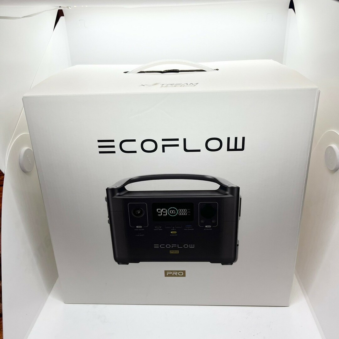 EcoFlow RIVER Pro EFRIVER600PRO(ブラック)､EcoFlow RIVERシリーズ専用バッグ付き スポーツ/アウトドアのアウトドア(その他)の商品写真