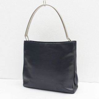 プラダ(PRADA)のPRADA / プラダ ■ハンドバッグ レザー ブラック メタルハンドル 【バッグ/バック/BAG/鞄/カバン】 ブランド【中古】 [0990013182](ハンドバッグ)