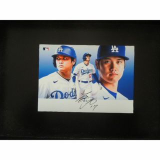 A4 額付き ポスター 大谷翔平 アート shohei ohtani ドジャース(フォトフレーム)