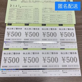 クリエイト レストランツ 株主優待券 4000円分(その他)