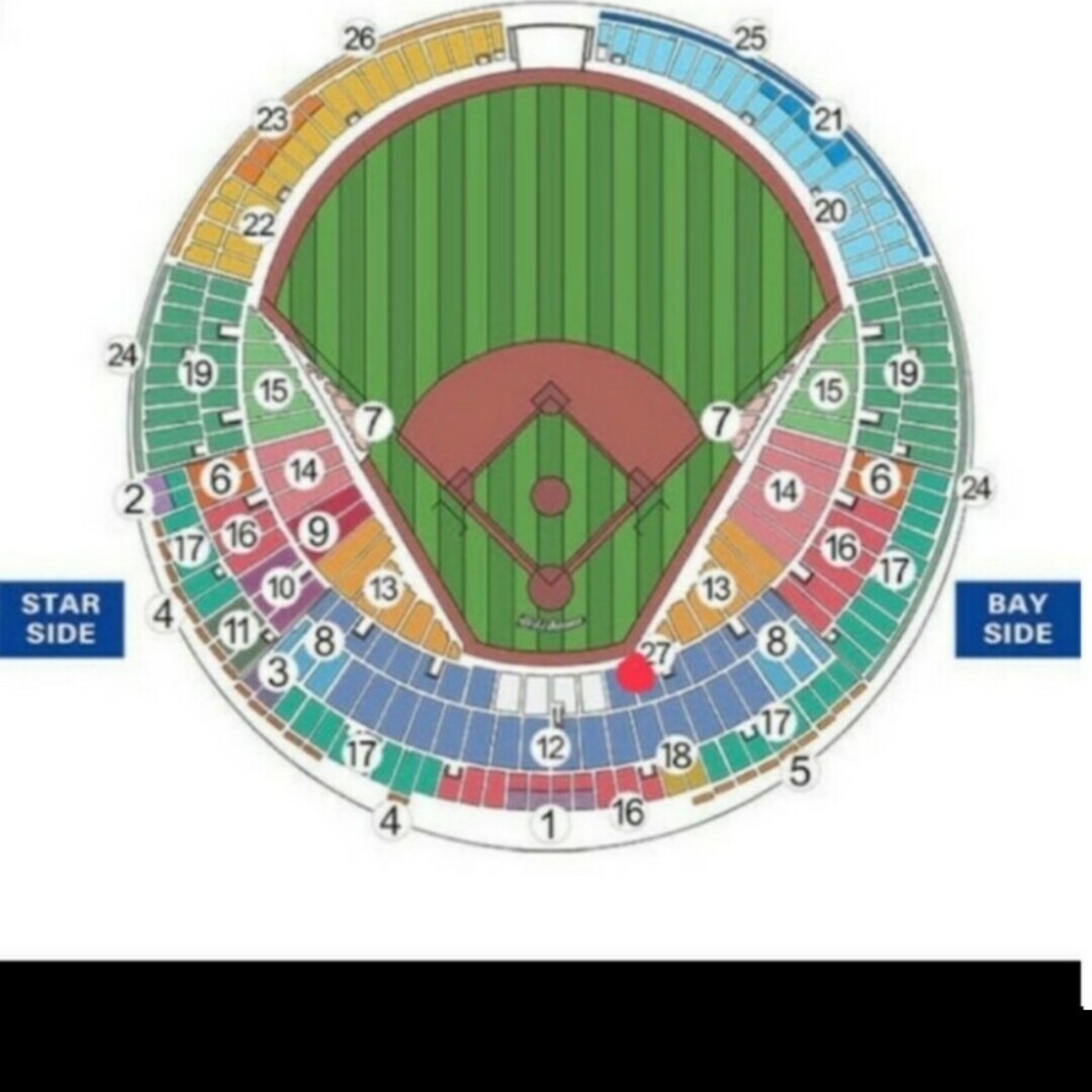 横浜DeNAベイスターズ(ヨコハマディーエヌエーベイスターズ)の【野球チケット】横浜DeNA vs広島 チケットのスポーツ(野球)の商品写真