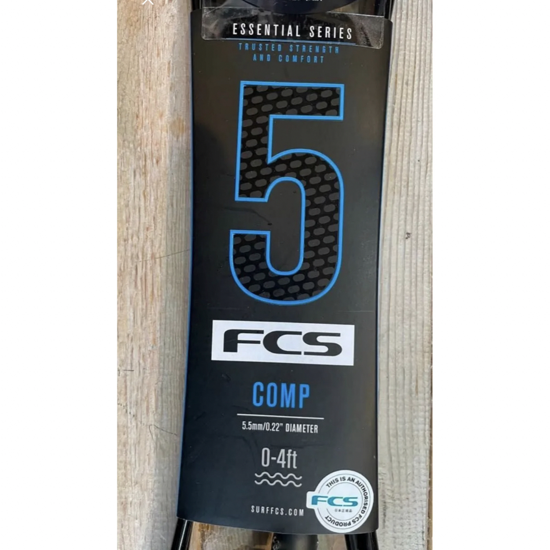 FCS(エフシーエス)のFCS 5ft超軽量リーシュコード ショートボード用 COMP ブラック新品 スポーツ/アウトドアのスポーツ/アウトドア その他(サーフィン)の商品写真