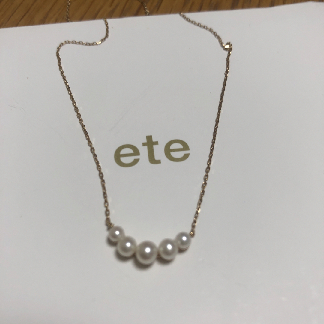 ete(エテ)のエテ Ｋ10パールネックレス レディースのアクセサリー(ネックレス)の商品写真