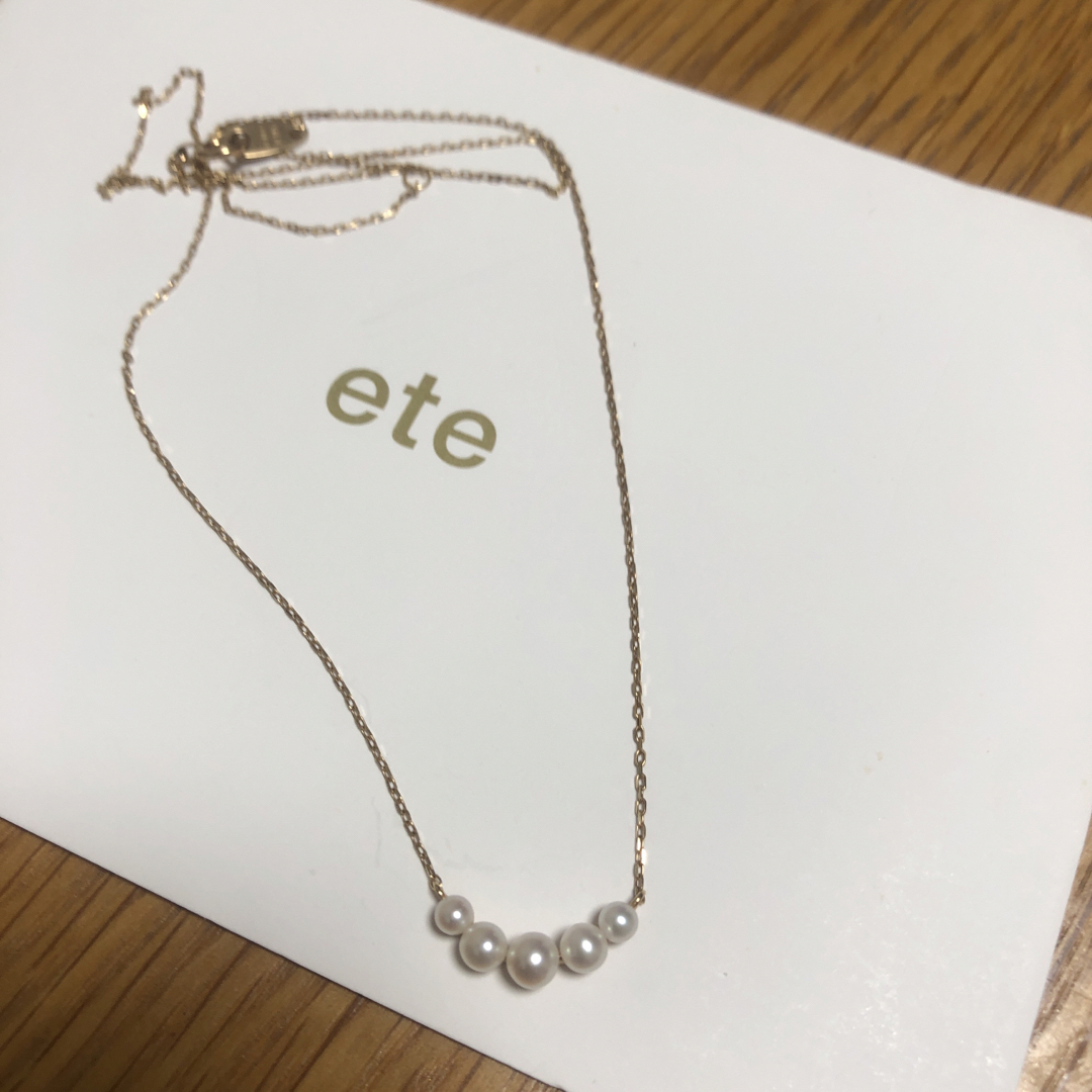 ete(エテ)のエテ Ｋ10パールネックレス レディースのアクセサリー(ネックレス)の商品写真