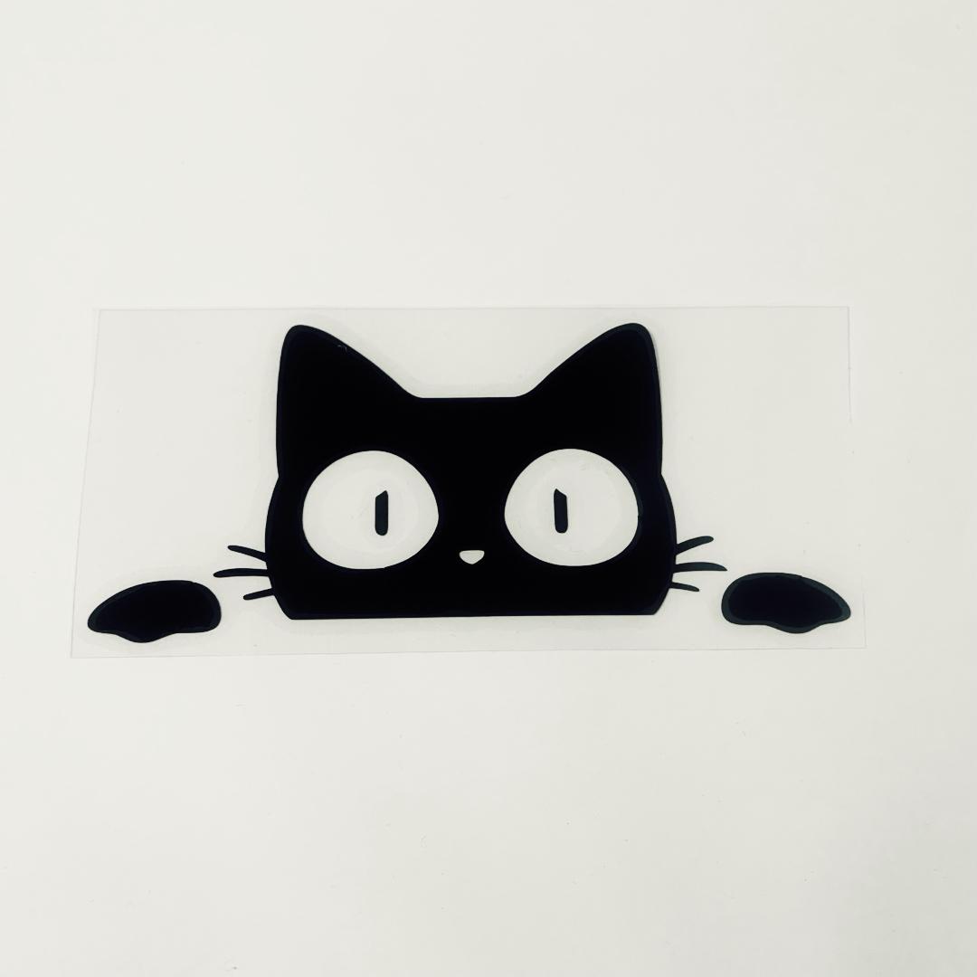 黒猫 ステッカー 車 カーステッカー 猫 窓ガラス シール スマホ  #10 その他のペット用品(猫)の商品写真