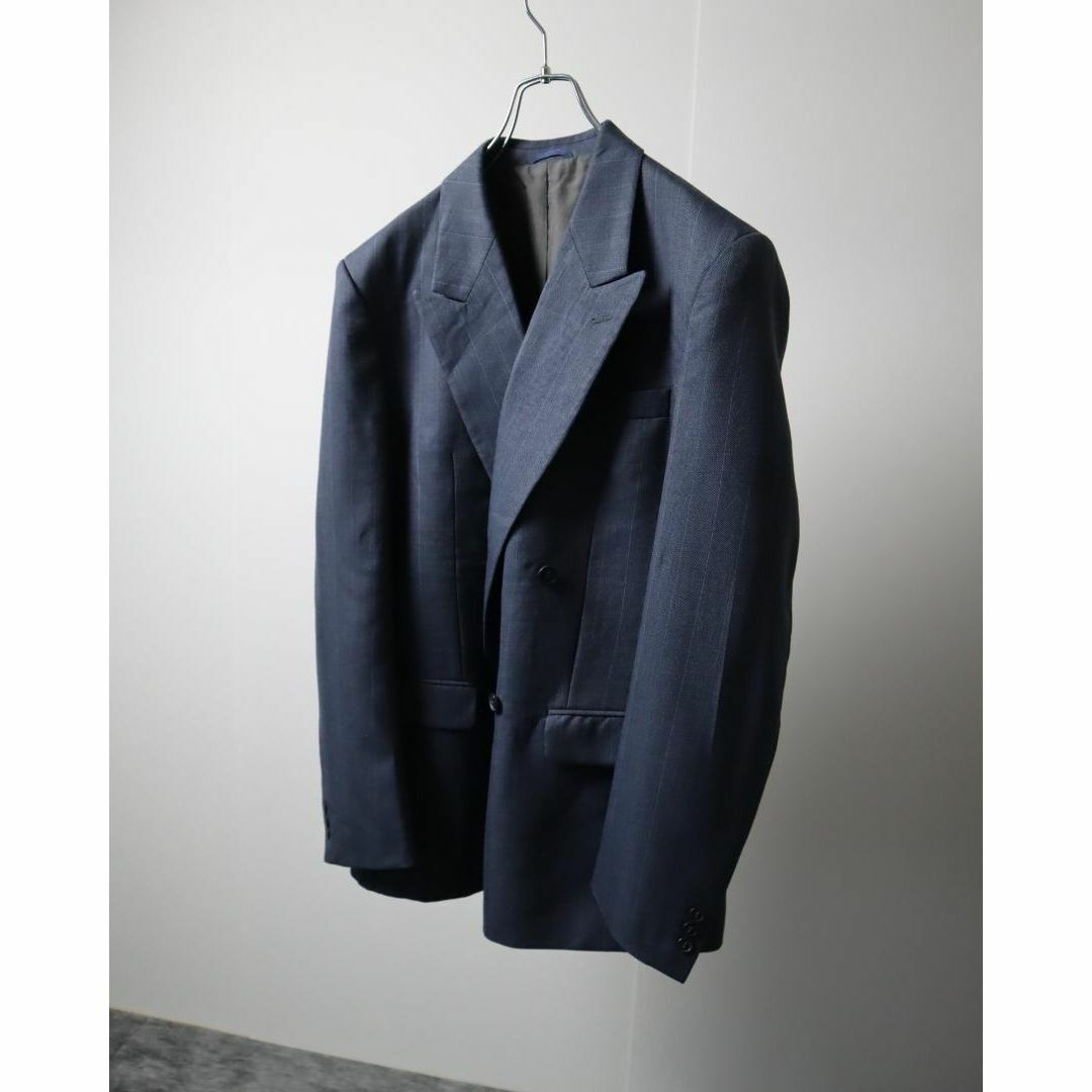 VINTAGE - 2ピースセットアップ ダブルスーツ ピンストライプ 2 VINTAGE - 2ピースセットアップ ダブルスーツ ピンストライプ 2